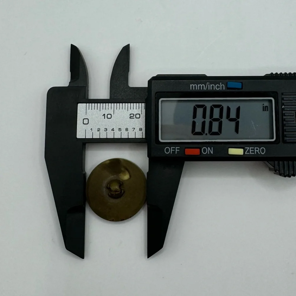 VINTAGE Metal Plastic MOP & Crystal Buttons - Lot of 25 - Picture 6 of 17